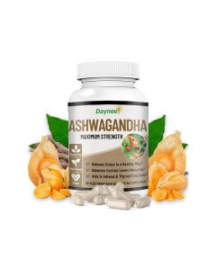 Organic Ashwagandha 500 mg - 60 Vegan Capsules