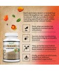 Organic Ashwagandha 500 mg - 60 Vegan Capsules