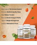 Organic Ashwagandha 500 mg - 60 Vegan Capsules