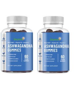 2 Pack Ashwagandha Gummies for Immune Support,120 Count