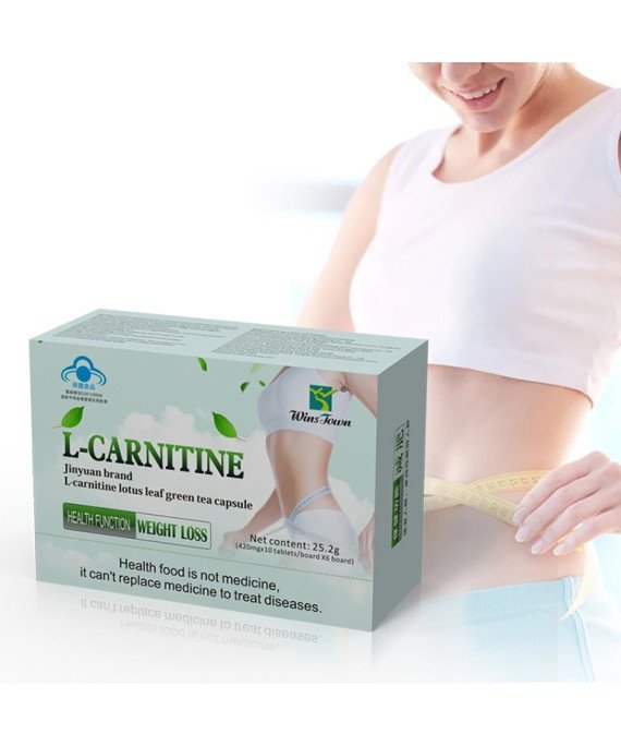 Wins Town L-carnitine slim lotus leaf green tea capsule
