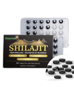 Black Lotus Pure Shilajit Tablets,Supplement for Energy,90 Counts
