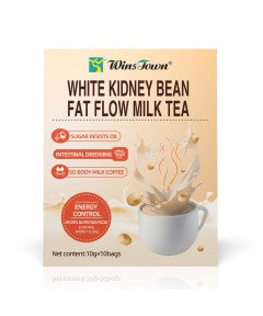 WINSTOWN White Kidney Bean Fat Flow Milk Tea