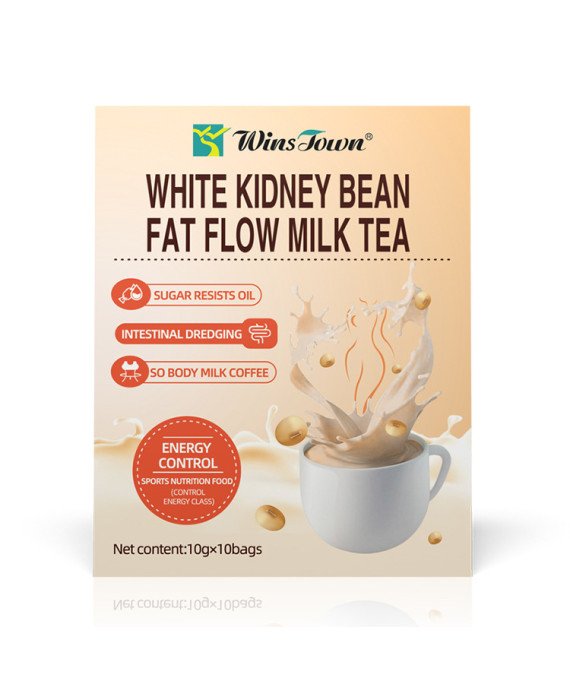 WINSTOWN White Kidney Bean Fat Flow Milk Tea
