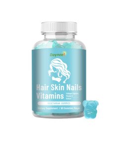Hair Skin and Nails Vitamins,60 Vegan Gummies