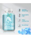 Hair Skin and Nails Vitamins,60 Vegan Gummies