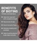 Hair Skin and Nails Vitamins,60 Vegan Gummies
